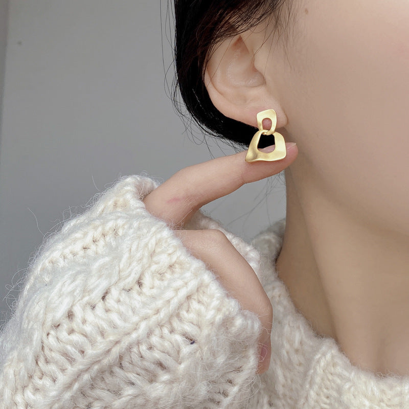 Interlocked Drop Earrings